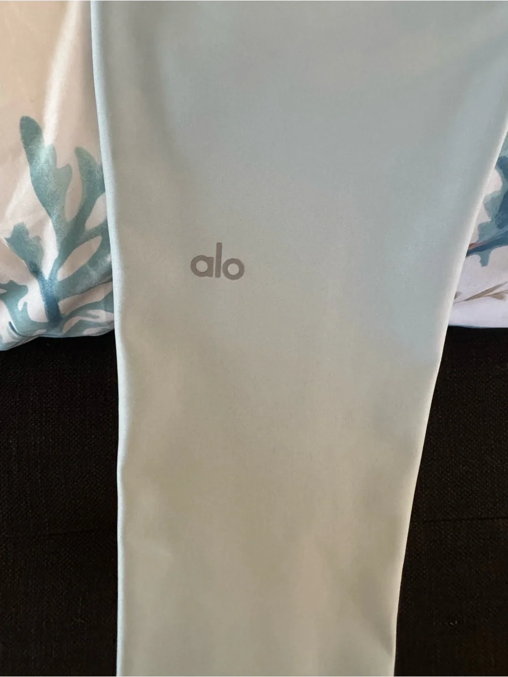 ALO Yoga Light Gray Seamless Leggings